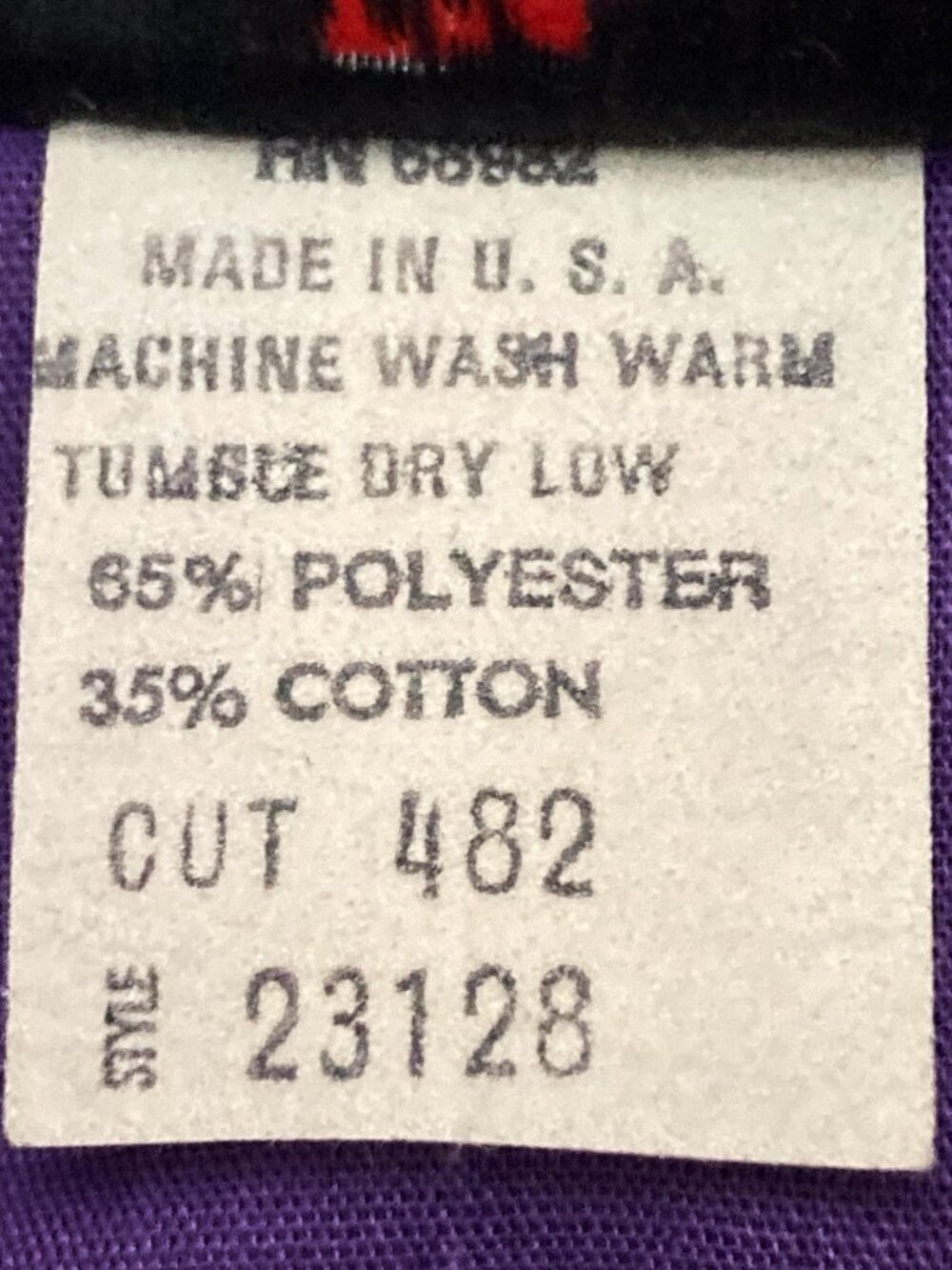 VINTAGE Sleeveless purple button-front fit-and-flare shirtwaist dress SMALL MED - Picture 13 of 15